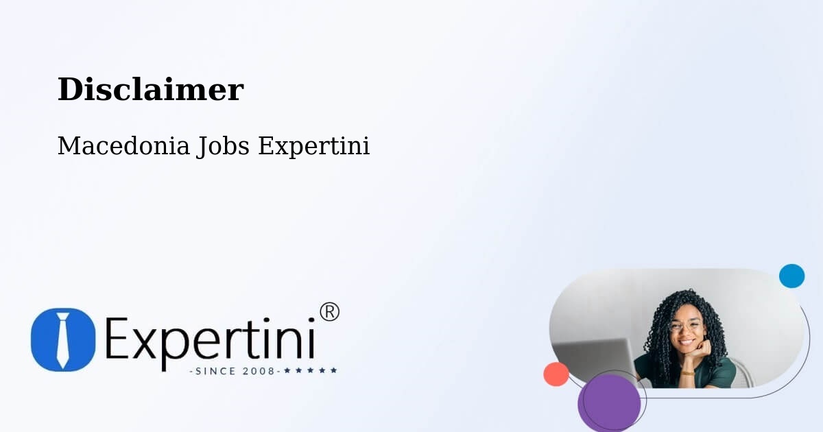 Disclaimer – Blatec - Macedonia Jobs Expertini