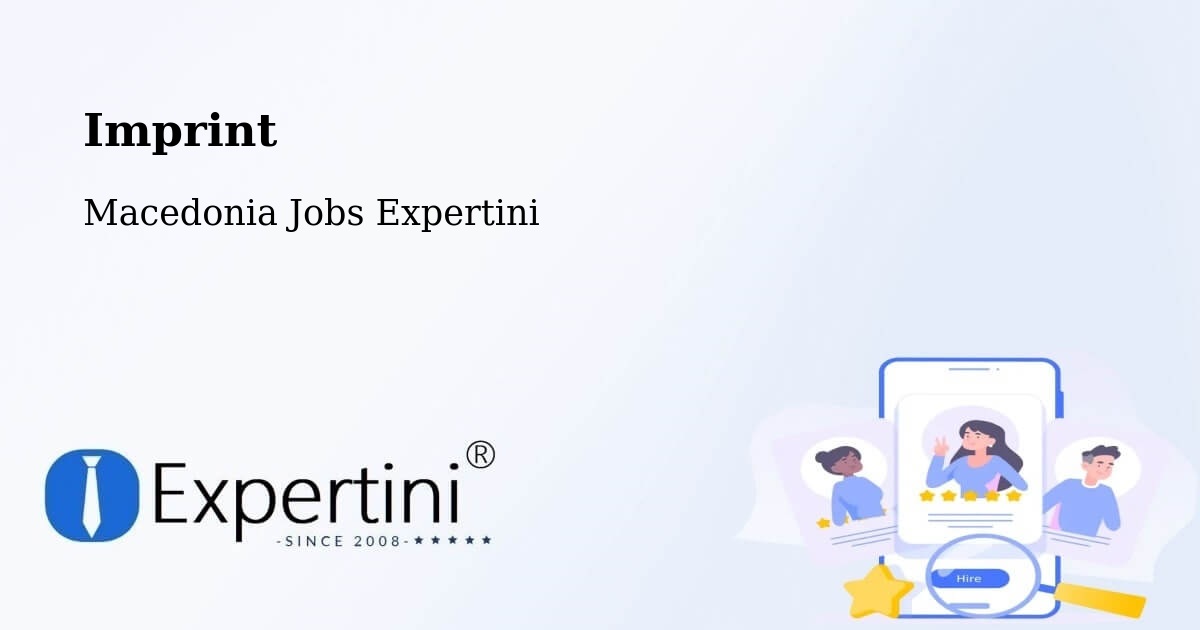 Imprint – Blatec - Macedonia Jobs Expertini