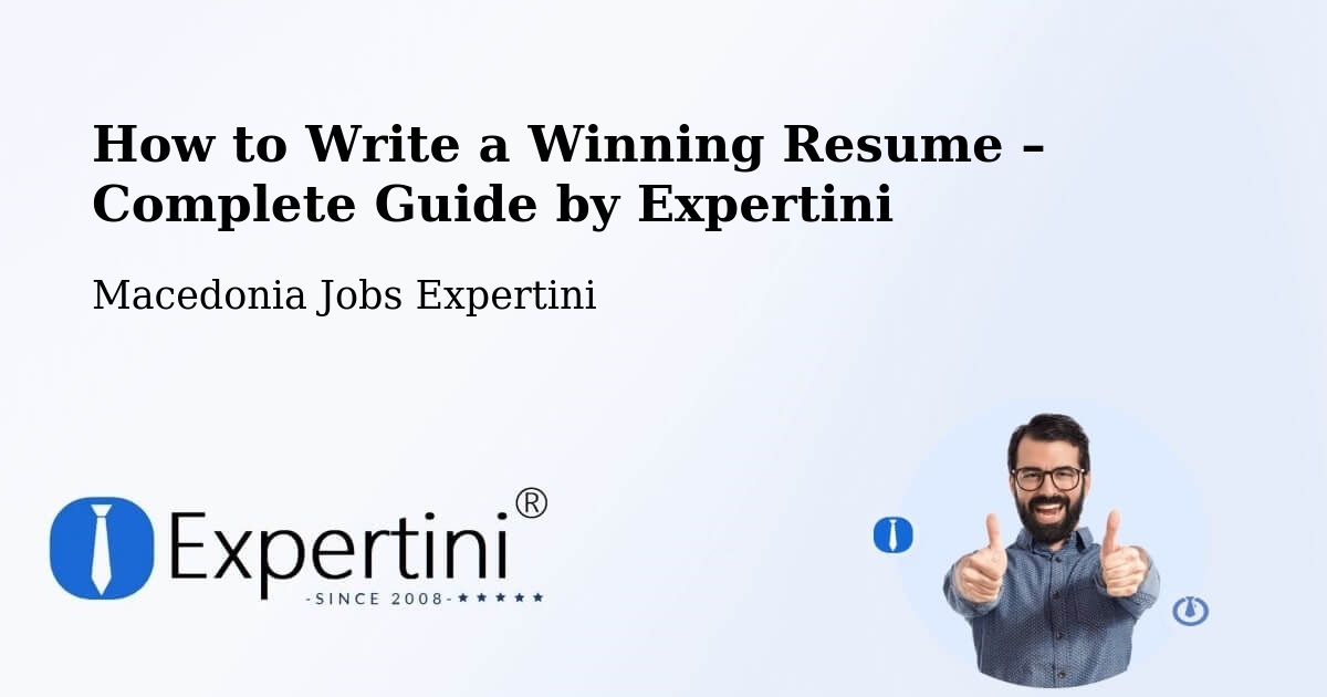 Resume Writing Guide for Job Seekers – Blatec - Blatec, Macedonia Jobs Expertini